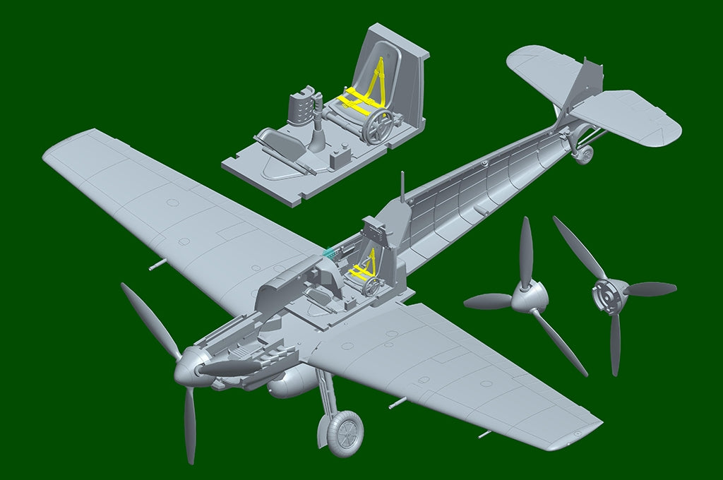 Hobby Boss 81792 Messerschmitt Bf109E-4 1/48 – zdjęcie 13