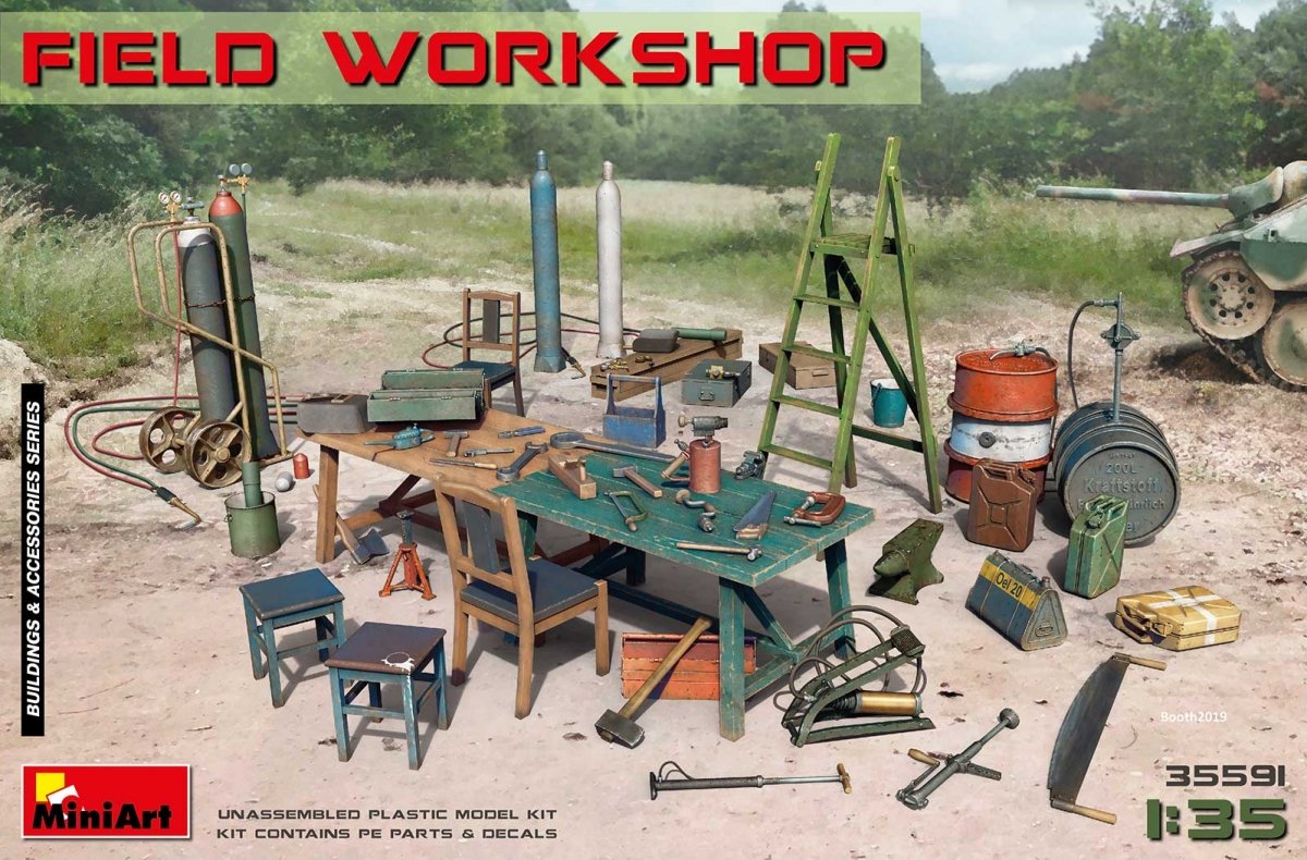 MiniArt 35591 ATELIER DE TERRAIN 1/35 