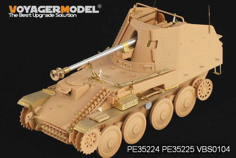 Garde-boues Voyager Model PE35225 pour char allemand Marder III M de la Seconde Guerre mondiale, compatibles avec le modèle TAMIYA 35255 au 1/35 – Bild 4