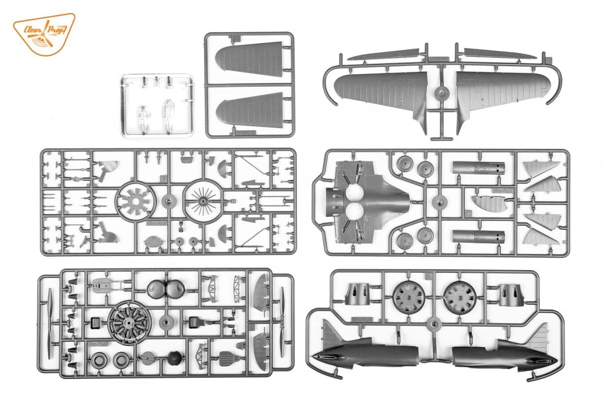 Clear Prop! CP4814 Polikarpov I-16 type 5 (première version) KIT DE DÉMARRAGE 1/48 – image 4