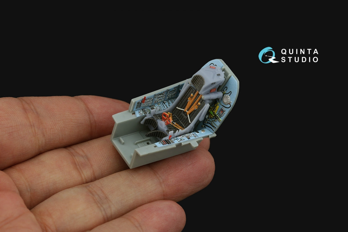 Intérieur imprimé en 3D et coloré sur papier décalcomanie pour Quinta Studio QD+48480 Su-17M4/Su-22M4 (Hobby Boss) (avec pièces en résine imprimées en 3D) 1/48 – image 9