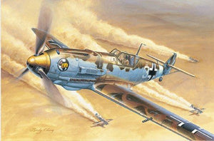 Trumpeter 02290 Chasseur allemand de la Seconde Guerre mondiale Messerschmitt Bf 109E-4/Trop (1/32)
