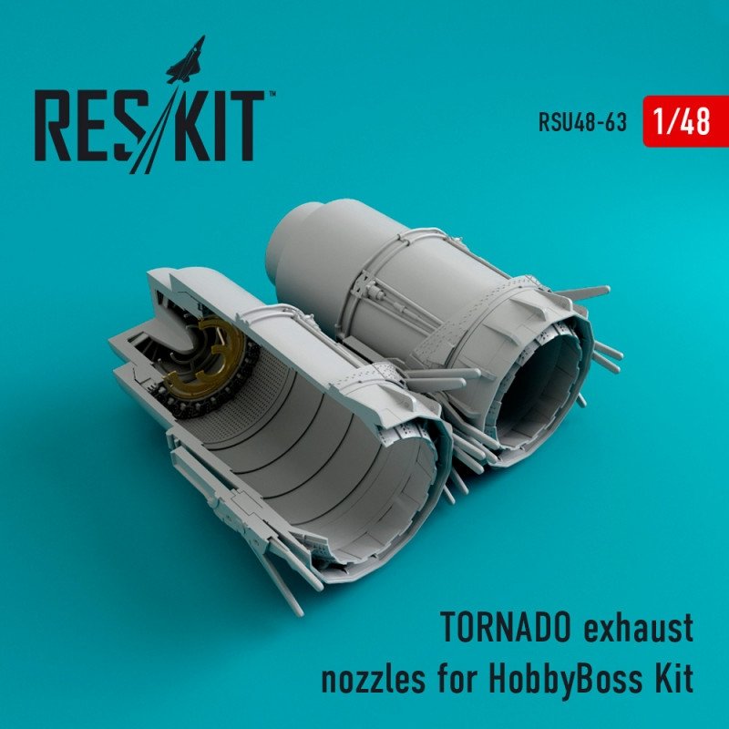 RESKIT RSU48-0063 Buses d'échappement Tornado pour kit HobbyBoss 1/48