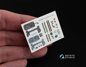 Intérieur imprimé en 3D et coloré sur papier décalcomanie Quinta Studio QD48066 La-5FN (pour kit Zvezda) 1/48 – Bild 3