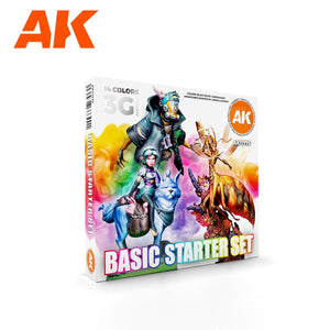 AK Interactive AK11775 KIT DE DÉMARRAGE DE BASE – 14 COULEURS SÉLECTIONNÉES PAR JOSEDA VINCI