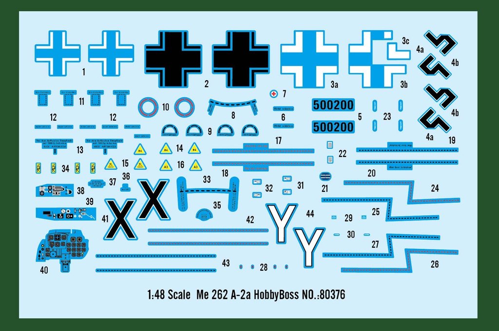 Hobby Boss 80376 Me 262 A-2a 1/48 – immagine 3