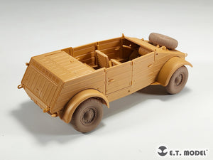 ET Model P35-139 Kübelwagen allemand Type 82 de la Seconde Guerre mondiale, roues affaissées, pneus ballons, pour maquette TAMIYA au 1/35 – Bild 10