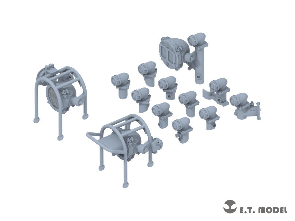E.T. Model P35-270 Lights Set for Russian T-72 Family ( 3D Print ) 1/35 – zdjęcie 2