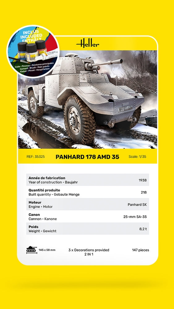 Heller 35325 Panhard 178 Kit de démarrage 1/35 – image 7