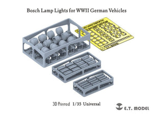 Phares Bosch ET Model P35-208 pour véhicules allemands de la Seconde Guerre mondiale (impression 3D) à l&amp;#39;échelle 1/35