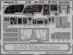 Intérieur du B-26 Eduard 49372 au 1/48 Revell 