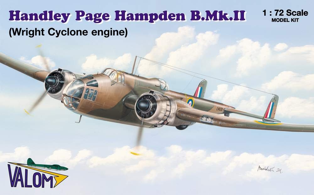 Valom 72066 Handley Page Hampden B.Mk.II (moteur Wright Cyclone) 1/72
