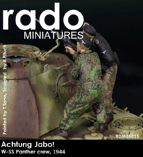 RADO Miniatures RDM35015 Achtung Jabo ! Équipage du W-SS Panther, 1944 (1/35)
