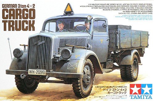Tamiya 35291 Camion cargo allemand 3 tonnes 4x2 (1/35)