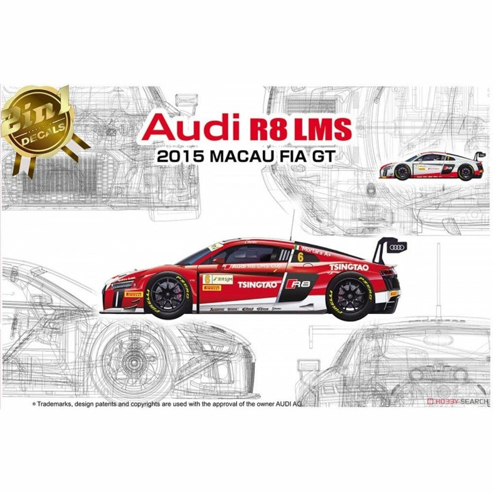 NuNu PN24024 Audi R8 LMS 2015 Macau FIA GT Voiture 1/24