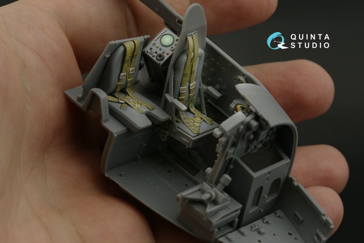 Intérieur imprimé en 3D et coloré sur papier décalcomanie Quinta Studio QD32170 DH Mosquito FB Mk.VI (Tamiya) 1/32 – Bild 10