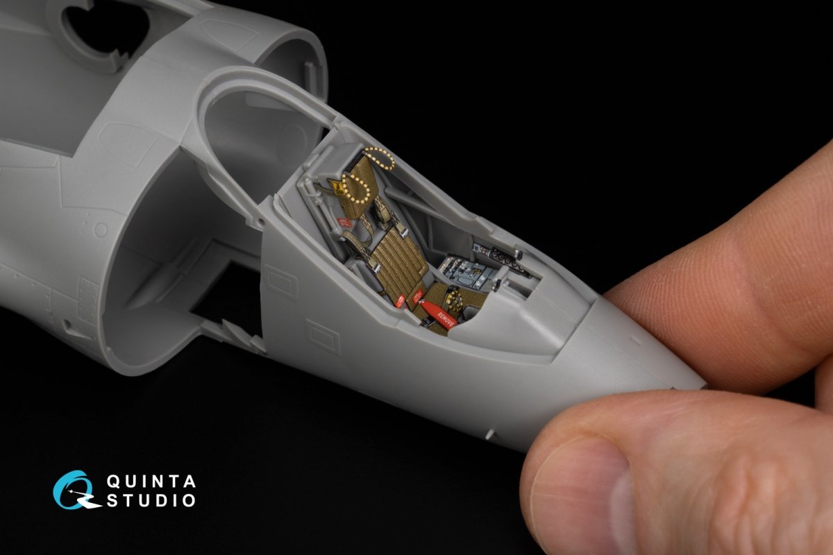 Intérieur imprimé en 3D et coloré sur papier décalcomanie Quinta Studio QD48292 AV-8A Late (Kinetic) 1/48 – image 10