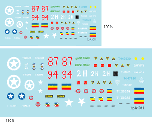 Star Decals 72-A1011 Shermans spéciaux britanniques BARV, Crabe, Crocodile 1/72 – image 3