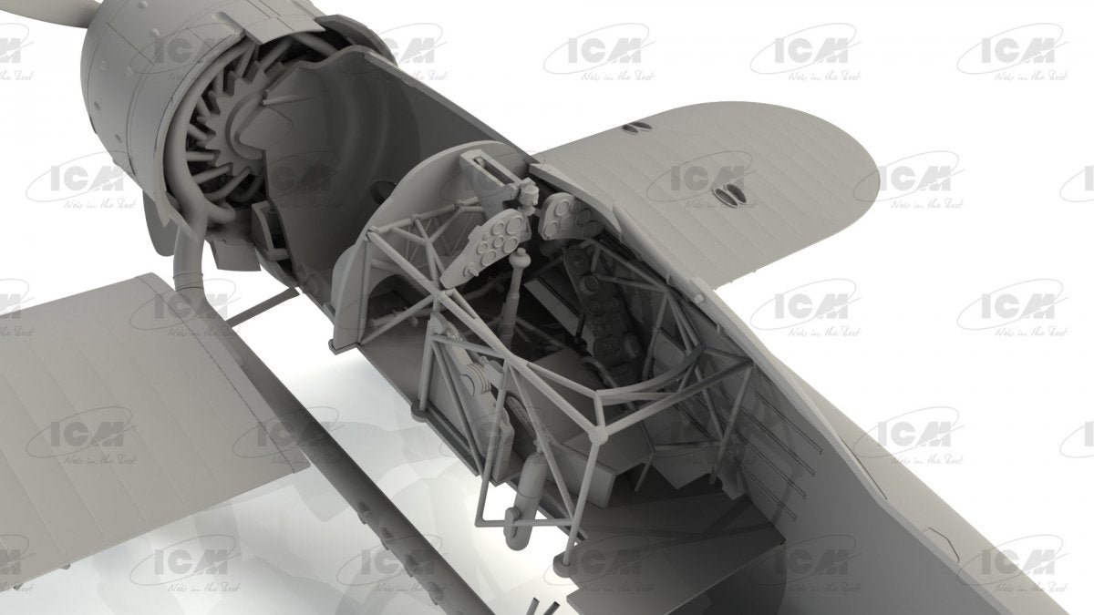 ICM 32021 CR. 42 LW, Avion d&amp;#39;attaque au sol de la Luftwaffe allemande de la Seconde Guerre mondiale, échelle 1/32 – Bild 10