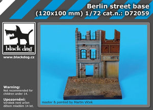 Socle de rue de Berlin Black Dog D72059 1/72