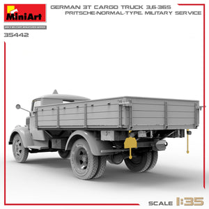 Miniart 35442 CAMION CARGO ALLEMAND 3T 3.6-36S. PRITSCHE-TYPE NORMAL. SERVICE MILITAIRE 1/35 – image 10