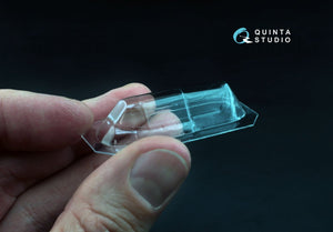 Quinta Studio QC48002-S Yak-1 vacuformed clear canopy 1 pcs (for SF or Modelsvit kit) 1/48 – zdjęcie 3