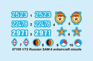 Trumpeter 07109 Missile antiaérien russe SAM-6 1/72 – immagine 3