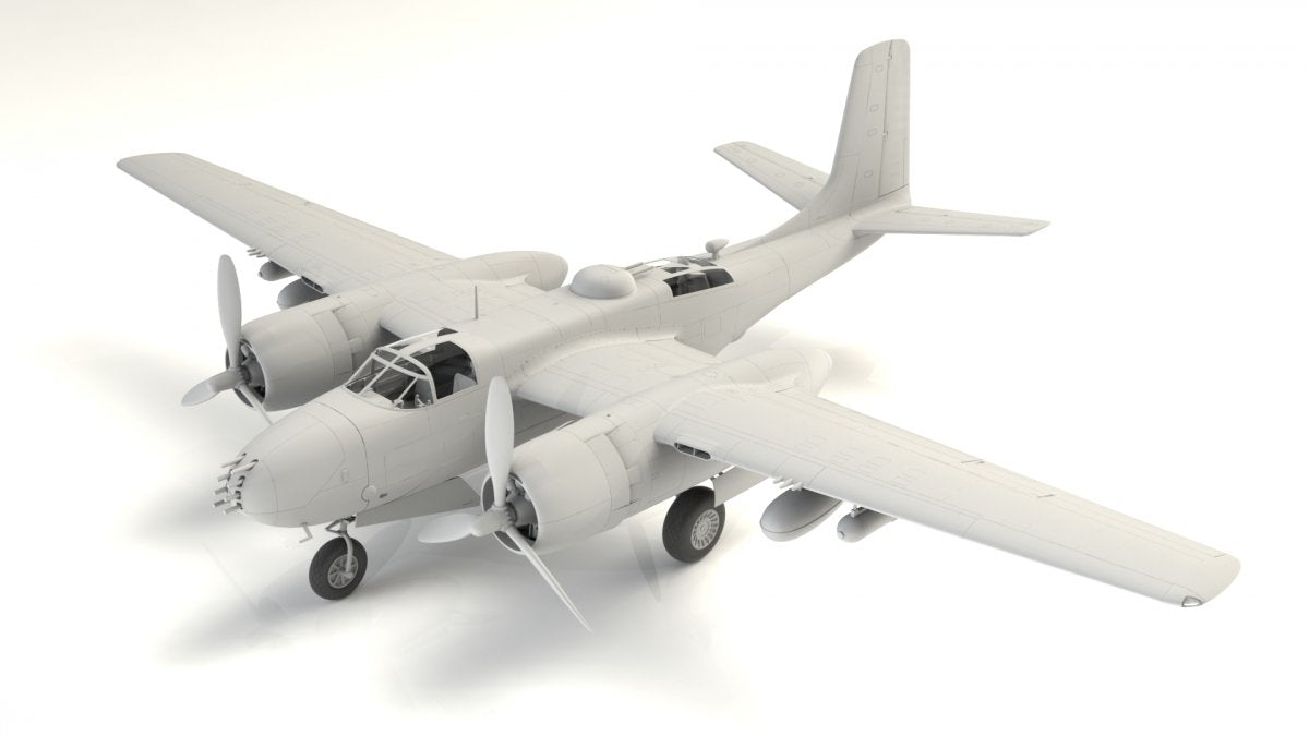 ICM 48285 A-26B Invader, théâtre d&amp;#39;opérations du Pacifique, bombardier américain de la Seconde Guerre mondiale, échelle 1/48  – image 2