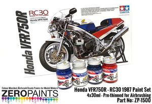 Zero Paints ZP-1500 Honda VFR750R - RC30 1987 Paint Set 4x30ml – zdjęcie 2