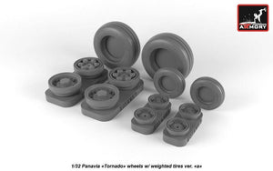 Roues Armory Models AW32501a Panavia Tornado, avec pneus type « a » (DL) 1/32