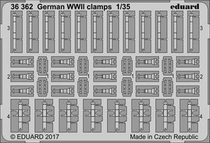 Pinces allemandes de la Seconde Guerre mondiale Eduard 36362, échelle 1/35