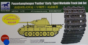 Ensemble de chenilles fonctionnelles Bronco AB3541 Panther Early Type 1/35