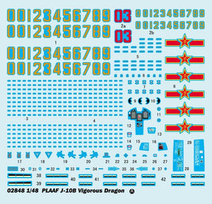 Trumpeter 02848 PLAAF J-10B Dragon Vigoreux (1/48) – Bild 12