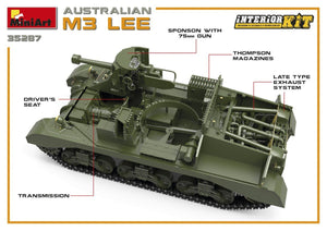 MiniArt 35287 AUSTRALIEN M3 LEE. KIT INTÉRIEUR 1/35 – immagine 8