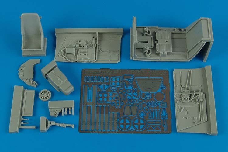 Kit de cockpit Aires 2151 Bf 109F-2/F-4 (version initiale) au 1/32, Hasegawa