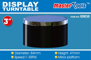 Présentoir pour platine vinyle Trumpeter 09830, diamètre 84 mm