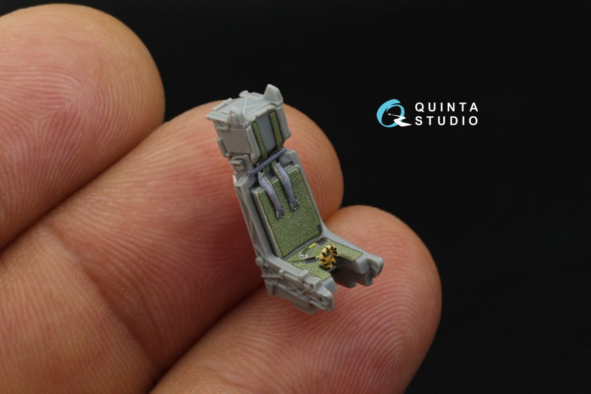 Intérieur imprimé en 3D et coloré sur papier décalcomanie Quinta Studio QD72031 F-14D (GWH) 1/72 – image 10
