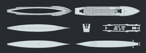Maquette FlyHawk FH1122 HMS Hermes 1942 1/700 – image 2