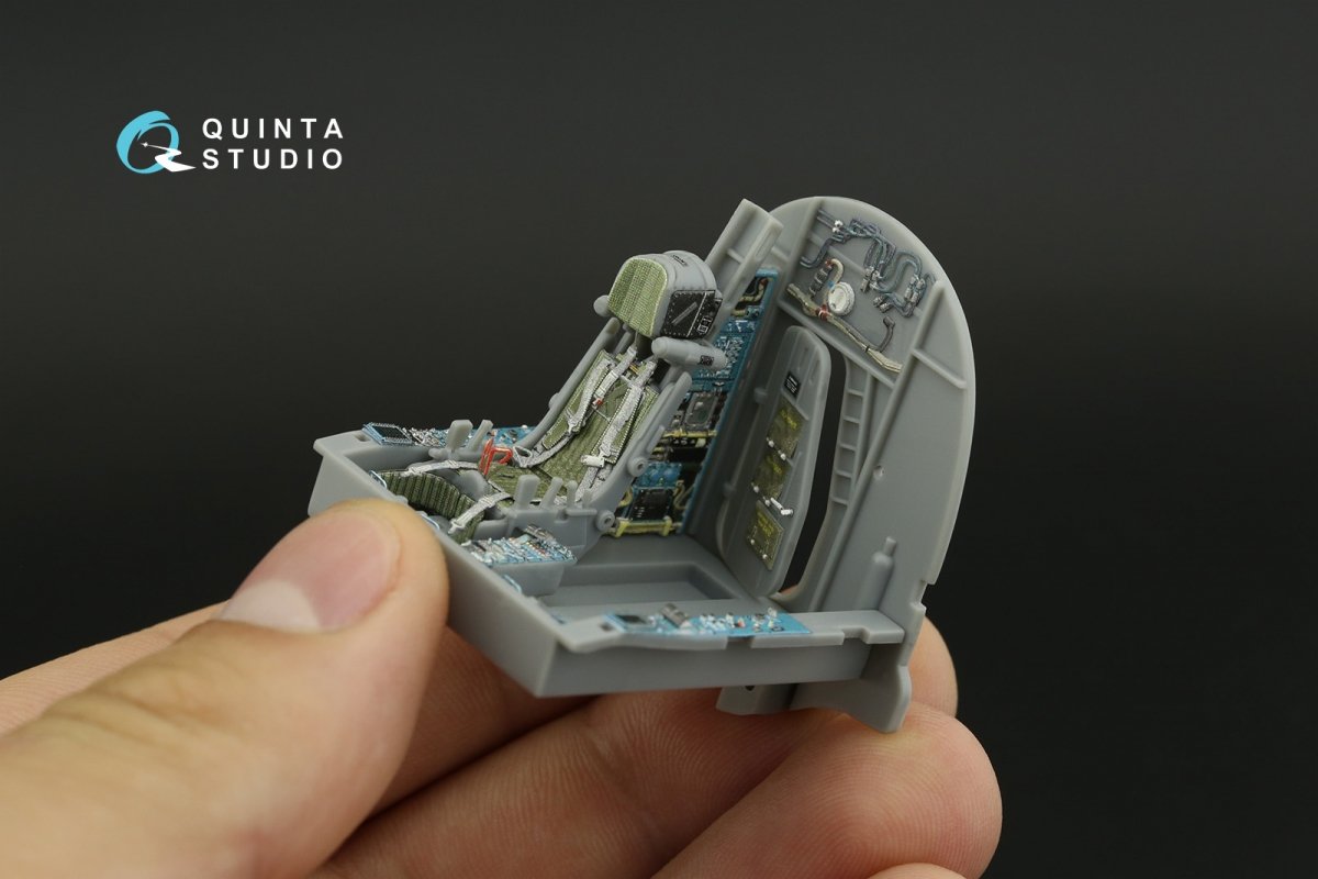 Intérieur imprimé en 3D et coloré sur papier décalcomanie Quinta Studio QD48071 Su-34 (HobbyBoss) 1/48 – image 8