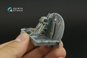 Intérieur imprimé en 3D et coloré sur papier décalcomanie Quinta Studio QD48071 Su-34 (HobbyBoss) 1/48 – image 8