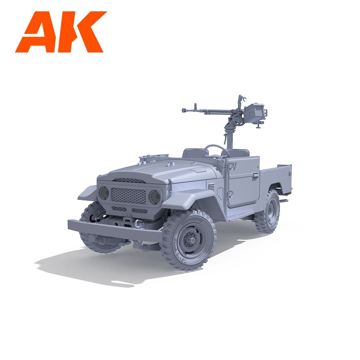 AK Interactive AK35002 FJ43 PICKUP AVEC DSHKM 1/35  – immagine 10
