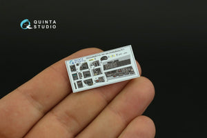 Intérieur imprimé en 3D et coloré sur papier décalcomanie Quinta Studio QDS-48280 F/A-18C (version tardive) (petite version) 1/48 – image 9