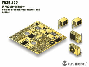 E.T. Model EA35-122 Civilian air conditioner external unit 1/35 – zdjęcie 3