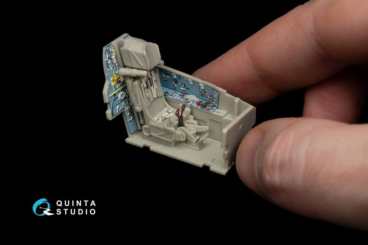Intérieur coloré imprimé en 3D sur papier décalcomanie Quinta Studio QD48056 Su-17M4/22M4 (pour kit KittyHawk) 1/48 – immagine 9