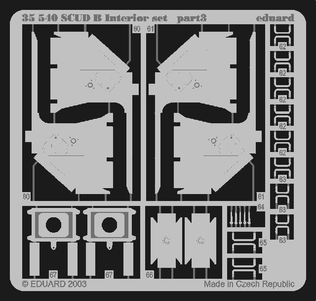 Intérieur du Scud B Eduard 35540 au 1/35 Dragon – imagen 2