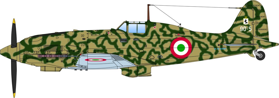 Italeri 2518 Macchi M.C. 202 Folgore 1/32 – zdjęcie 18