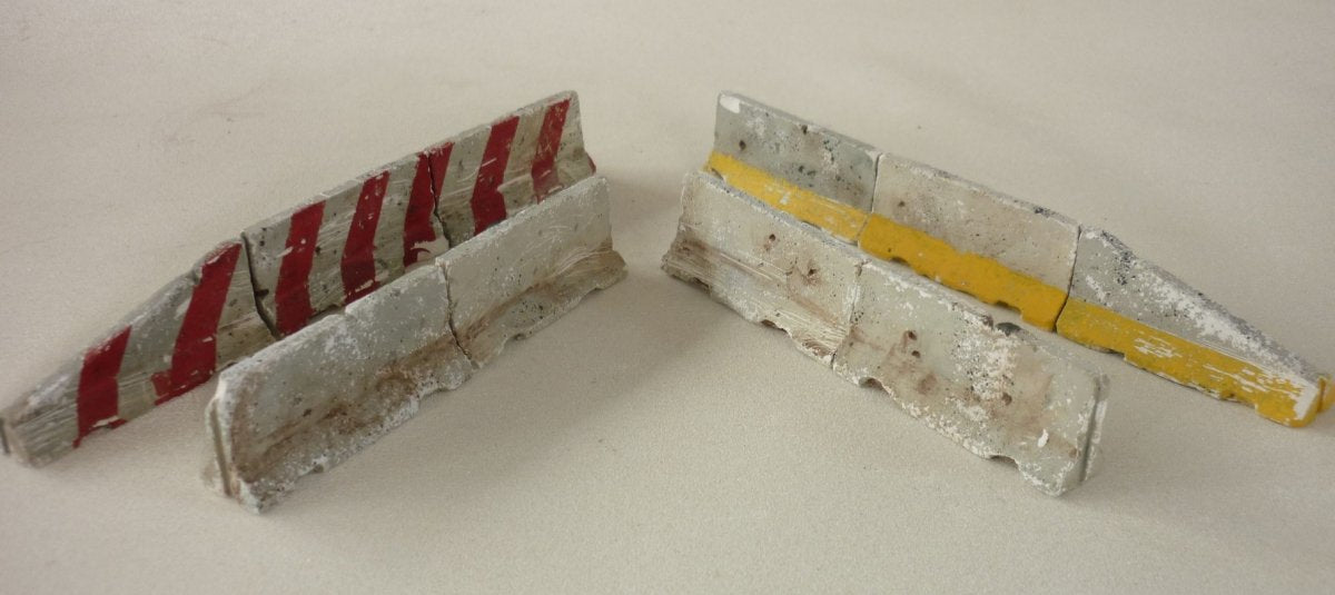 RT-Diorama 35266 Barrière en béton, kit n° 1 (10 pièces), échelle 1/35 – immagine 4