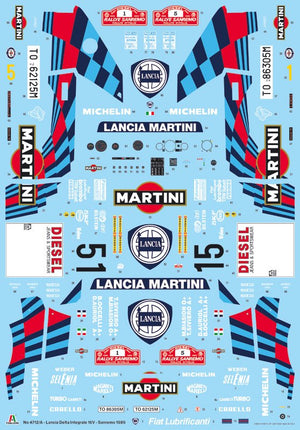 Italeri 4712 Lancia Delta HF Intégrale Sanremo 1989 1/12 – image 16