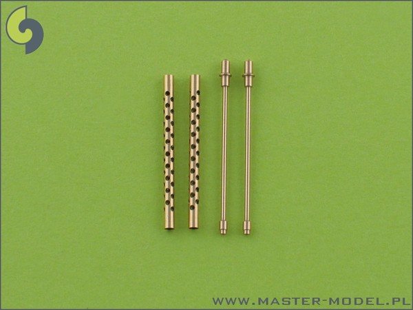 Canons de calibre .50 (12,7 mm) pour avion Master AM-48-001 Browning M2 (2 pièces) (1/48)