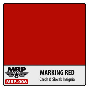 Peinture rouge de marquage MR. Paint MRP-006 - Insignes tchèques et slovaques 30 ml
